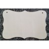 Holz Schild gewellt natur 4