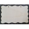 Holz Schild gewellt natur 5