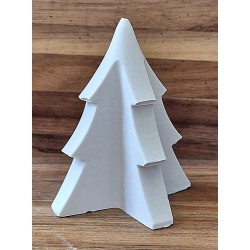 Beton Tannenbäumchen weiss 2