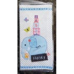 Taschentücher Baby blau
