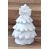 Beton Weihnachtsbäumchen/Stern weiss