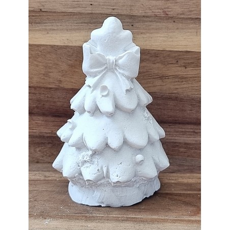 Beton Weihnachtsbäumchen/Engel weiss