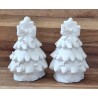 Beton Weihnachtsbäumchen/Engel weiss