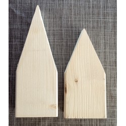 Holz Häuschen natur