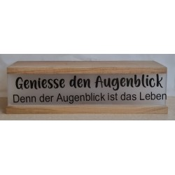Led Lichterbalken "Genieße den....."