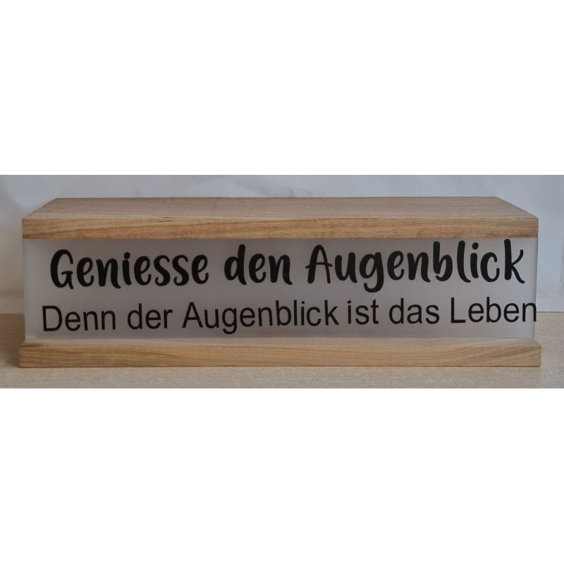 Led Lichterbalken "Genieße den....."