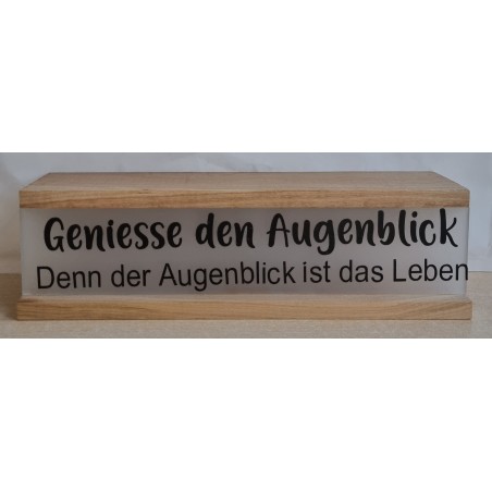 Led Lichterbalken "Genieße den....."