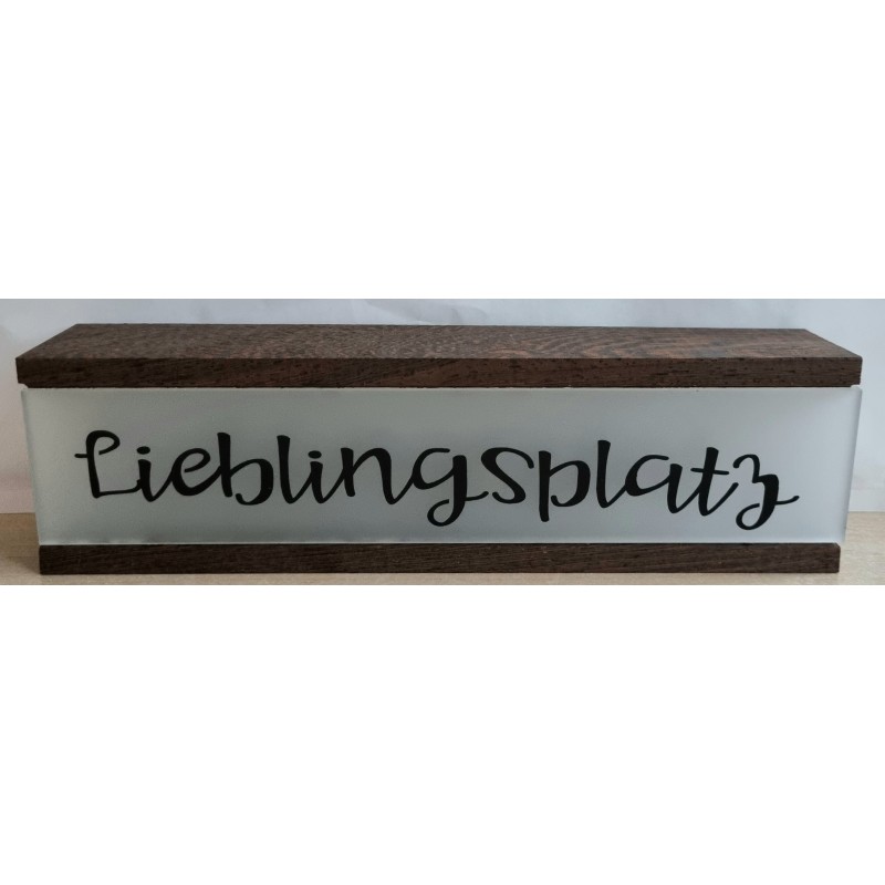 Led Lichterbalken "Lieblingsplatz"