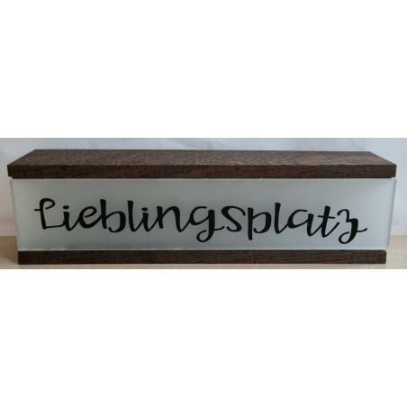 Led Lichterbalken "Lieblingsplatz"