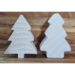 Beton Weihnachtsbäumchen 1 weiss