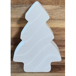 Beton Weihnachtsbäumchen 2 weiss