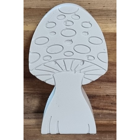 Beton Fliegenpilz 2 weiss