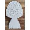 Beton Fliegenpilz 2 weiss