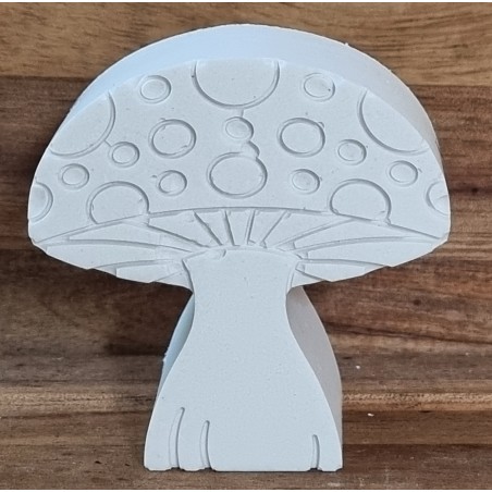 Beton Fliegenpilz 3 weiss