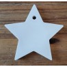 Beton Stern zum Hängen weiss