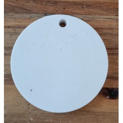 Beton Kreis  zum Hängen weiss