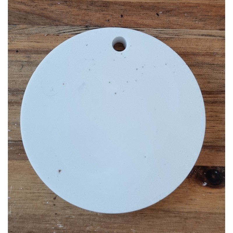 Beton Kreis  zum Hängen weiss