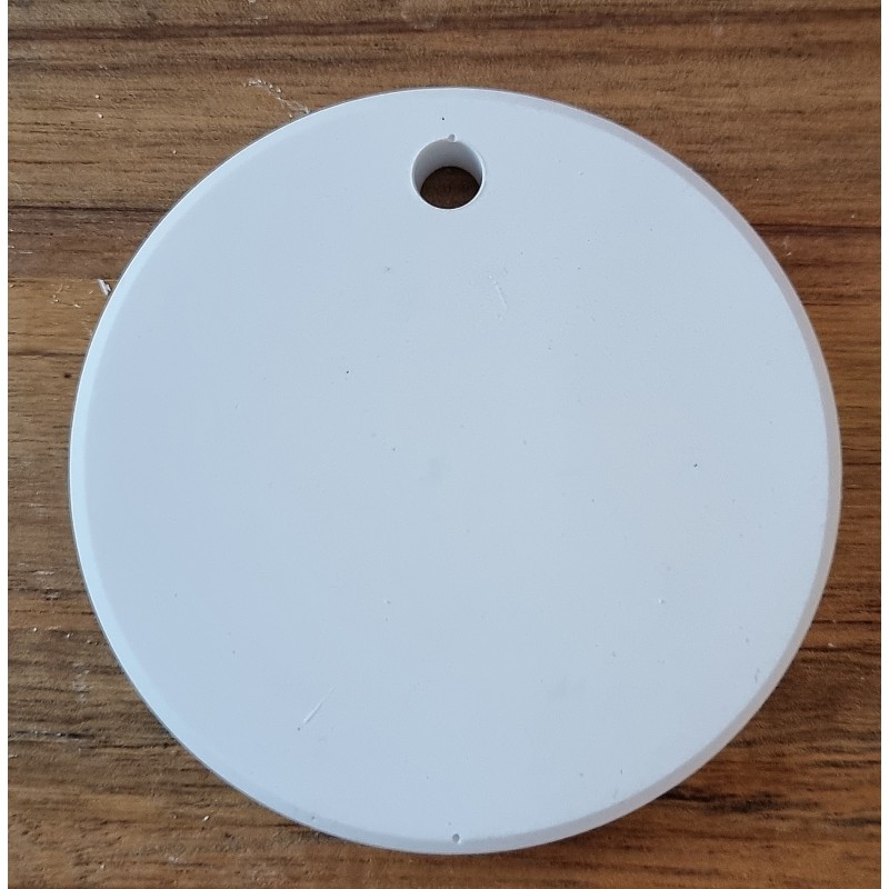 Beton Kreis  zum Hängen weiss