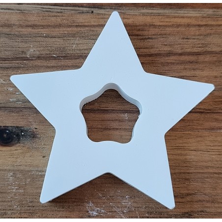 Beton  Stern offen weiss