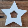 Beton  Stern offen weiss