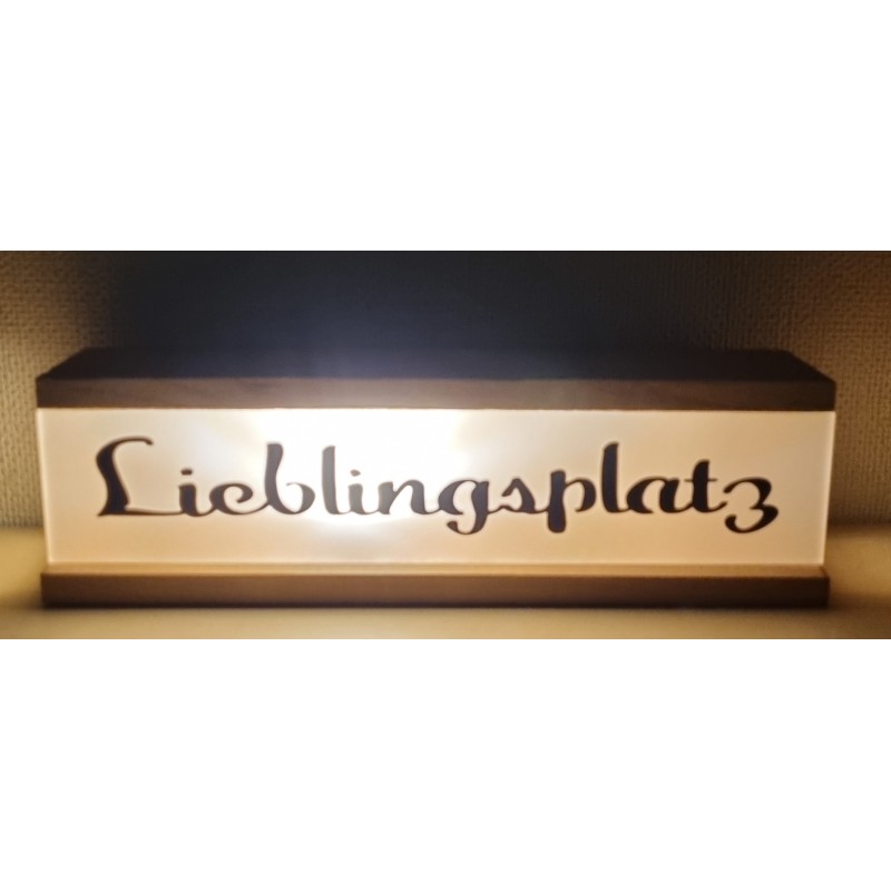 Led Lichterbalken  Lieblingsplatz