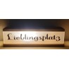 Led Lichterbalken  Lieblingsplatz
