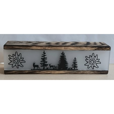 Led Lichterbalken Hirsch/Wald