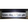 Lichterbalken "Schön,dass es Dich gibt "