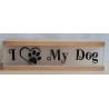 Lichterbalken "I Love my Dog"