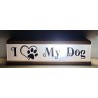 Lichterbalken "I Love my Dog"