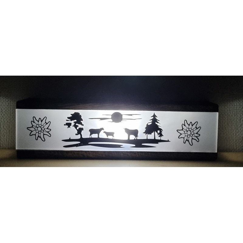 Led Lichterbalken Kühe/Bäume