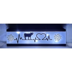 Led Lichterbalken Kuh/Herzschlag