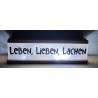 Led Lichterbalken "Leben, Lieben,  Lachen"