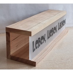 Led Lichterbalken "Leben, Lieben,  Lachen"