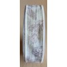 Deko Band Äste/Tannenzapfen beige