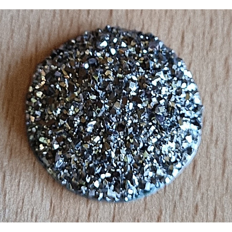 Deko Glitterstein anthrazit