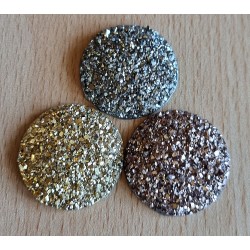 Deko Glitterstein anthrazit