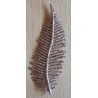 Deko Farnblatt altrosa/glitzer
