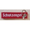 Filz Schlüsselanhänger Schutzengel rot/weiss