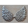 Flügel aus Kunsstoff silber