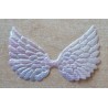 Flügel aus Kunsstoff weiss/irisierend