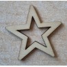 Holz Stern natur