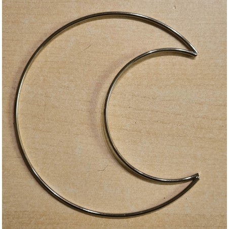 Metall Mond silber