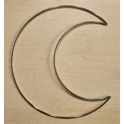 Metall Mond silber