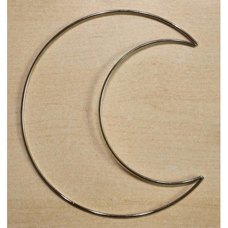 Metall Mond silber