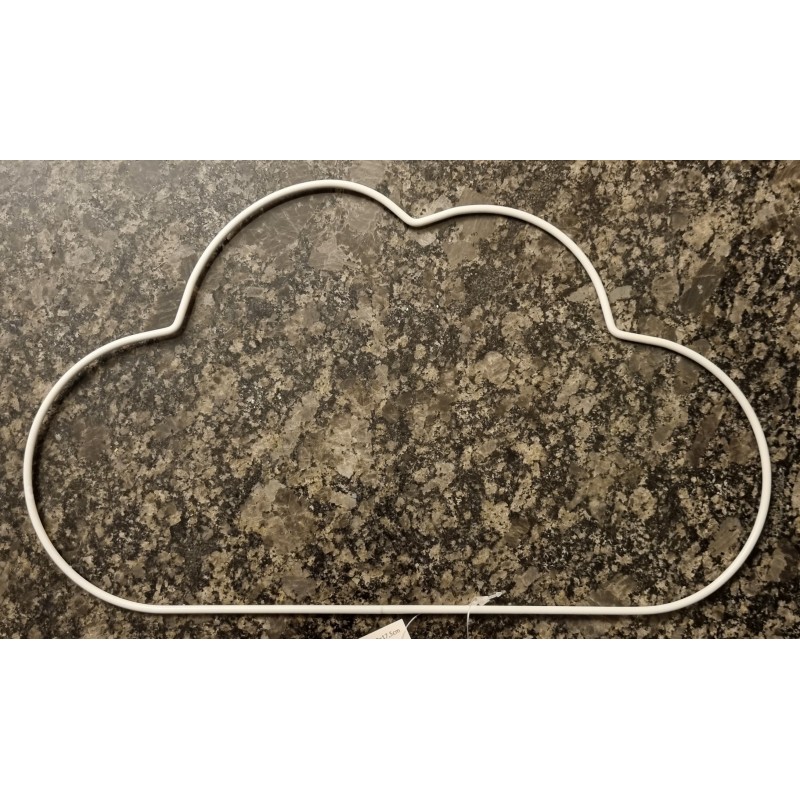 Metall Wolke weiss