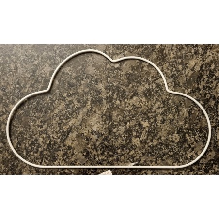 Metall Wolke weiss