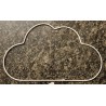 Metall Wolke weiss