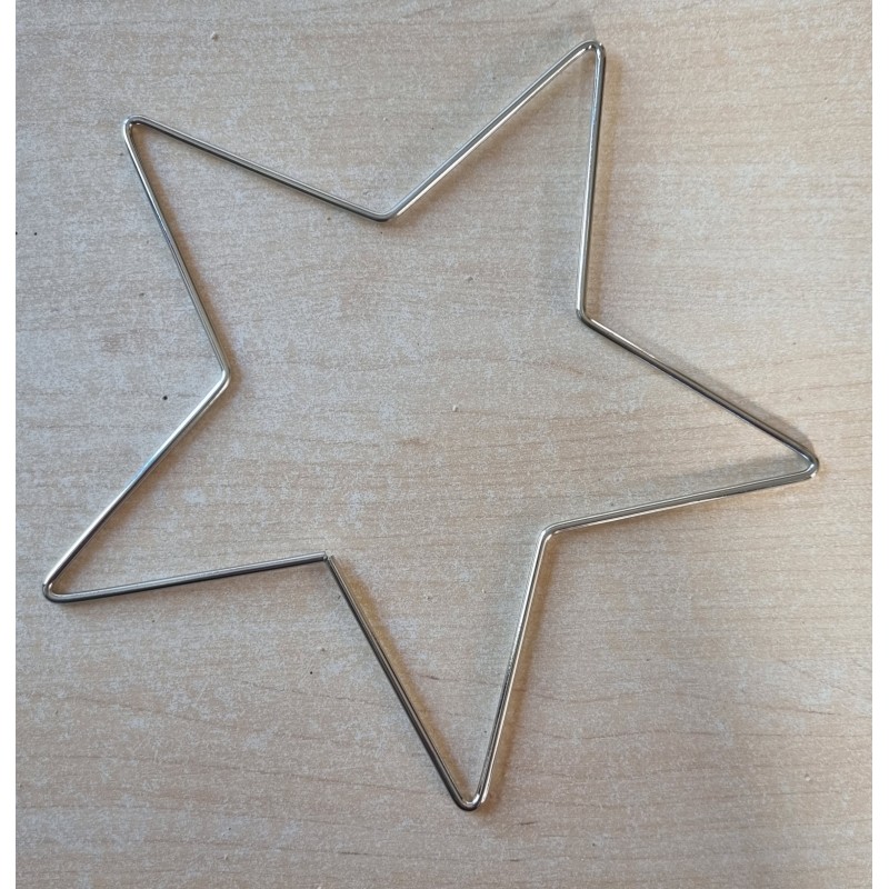 Metall Stern silber