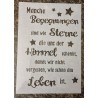 Schablone " Manche Begegnungen..."